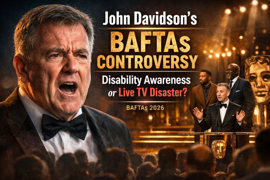 John Davidson BAFTAs controversy