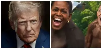  Trump Obama racist video