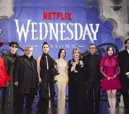 Wednesday Season 3 cast concept showing Enid and Wednesday together