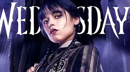 Wednesday Season 3 concept featuring Wednesday Addams dark aesthetic