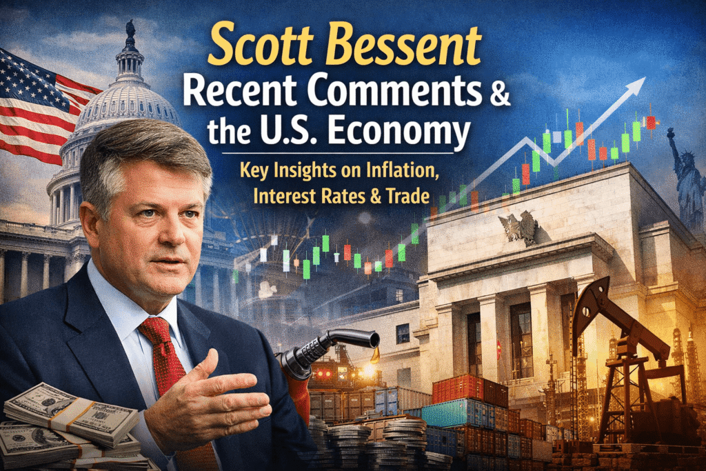 Scott Bessent recent comments on U.S. economy, inflation, and Federal Reserve policy
