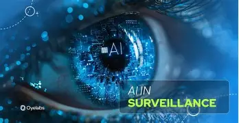 AI surveillance US camera monitoring public street in 2026