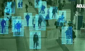 AI surveillance US camera monitoring public street in 2026