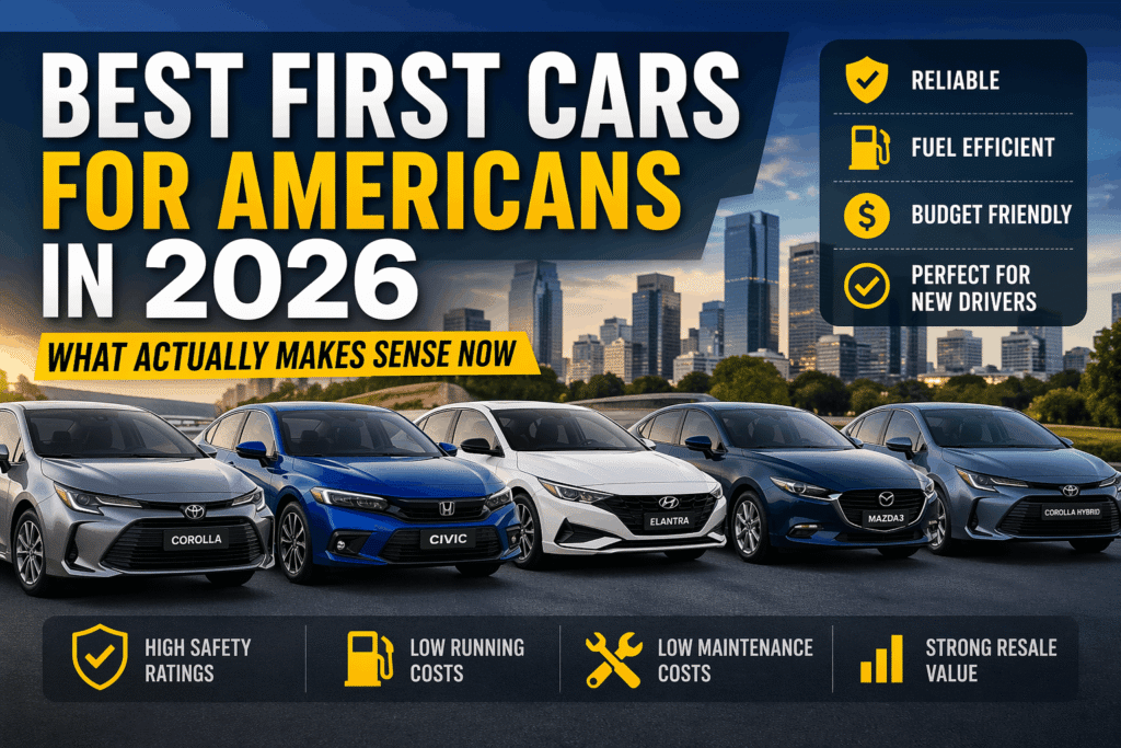 reliable first cars USA sedan comparison