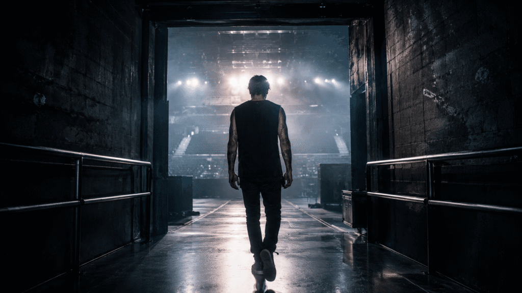 Caleb Shomo emotional reaction from Beartooth fans