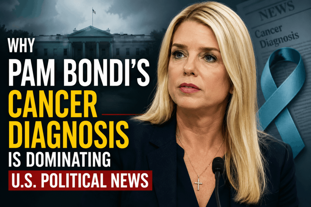 Pam Bondi cancer diagnosis becoming major U.S. political news story