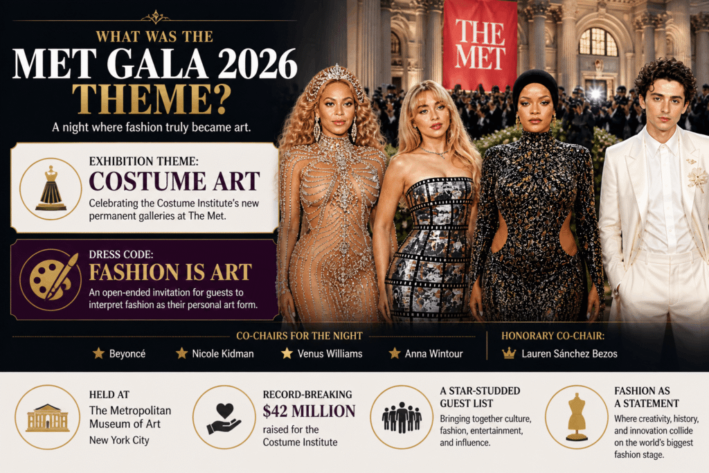 Met Gala 2026 red carpet looks featuring top celebrities