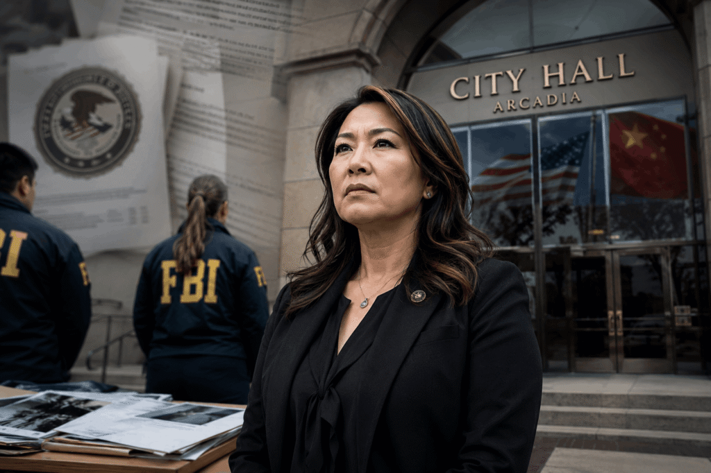 Mayor Eileen Wang of Arcadia, California, who pleaded guilty to acting as an illegal Chinese government agent in May 2026