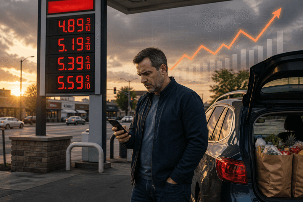 American politics daily life impact on gas prices and cost of living USA