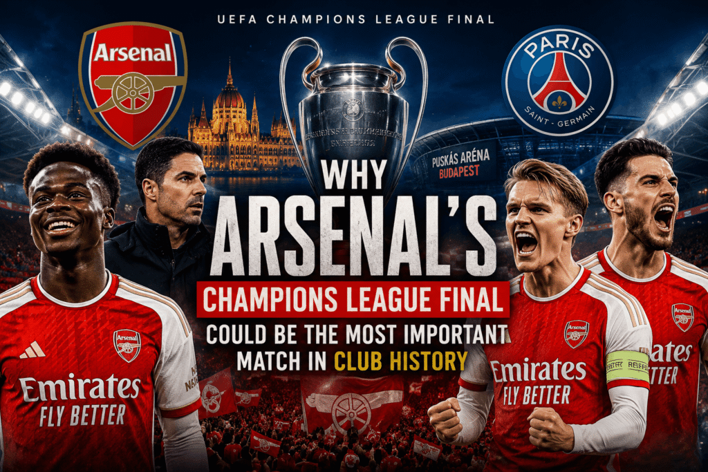 Arsenal Champions League Final as Arsenal prepare for the biggest match in club history