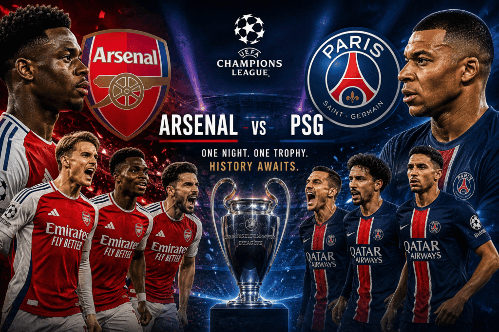 Arsenal Champions League Final as Arsenal prepare for the biggest match in club history