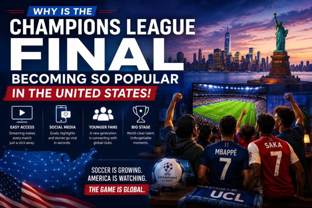 Champions League Final USA as millions of American soccer fans follow Europe's biggest club football match