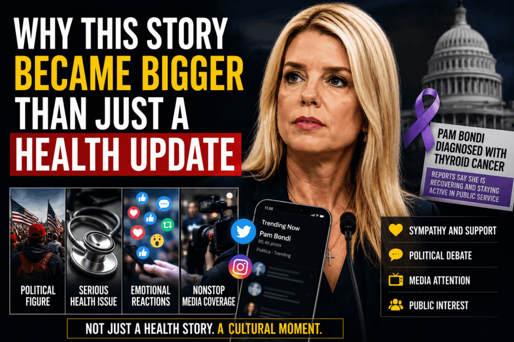 Pam Bondi cancer diagnosis becoming major U.S. political news story