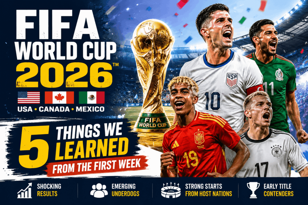 FIFA World Cup 2026 first week highlights and biggest tournament surprises