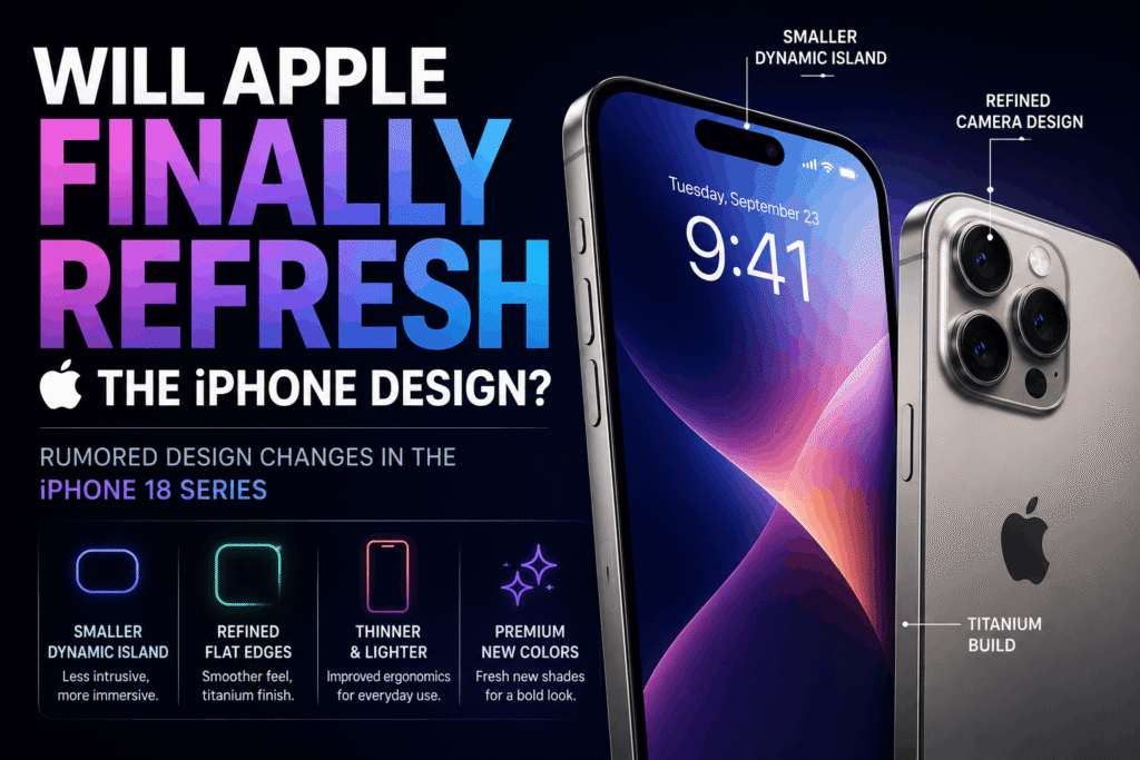 iPhone 18 Rumors showing Apple's next-generation smartphone with AI-powered features
