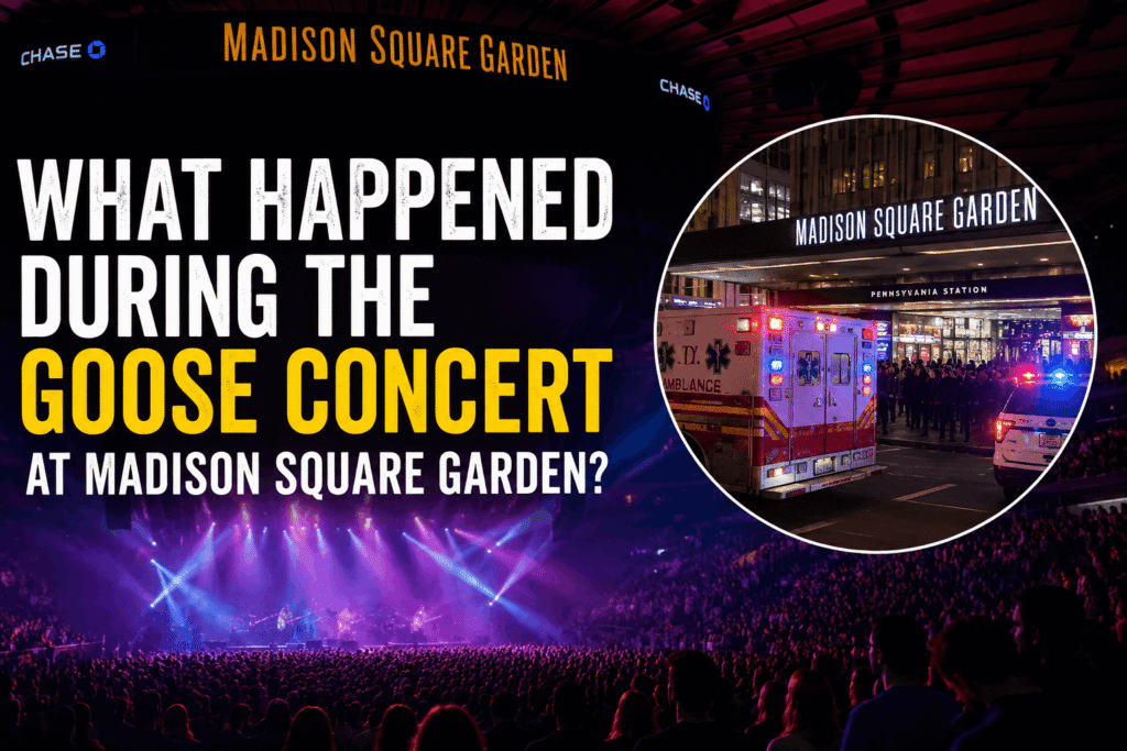 Goose Concert Madison Square Garden tragedy draws national attention after incident during sold-out concert