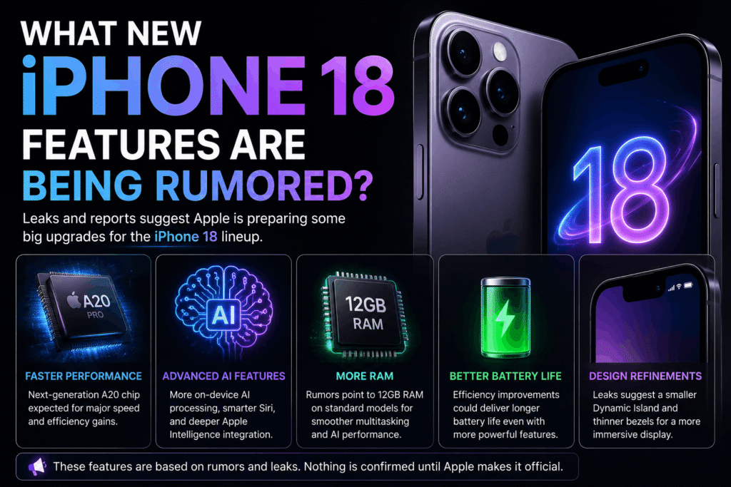 iPhone 18 release date rumors and expected Apple smartphone launch timeline