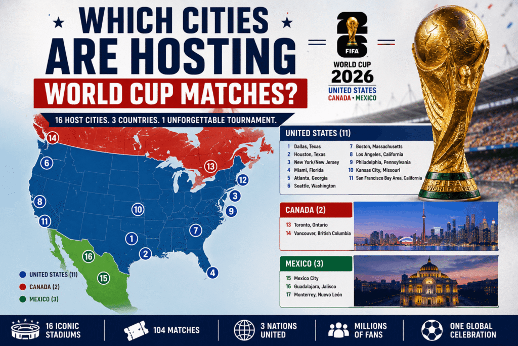 2026 FIFA World Cup Schedule showing tournament bracket matches dates host cities and groups