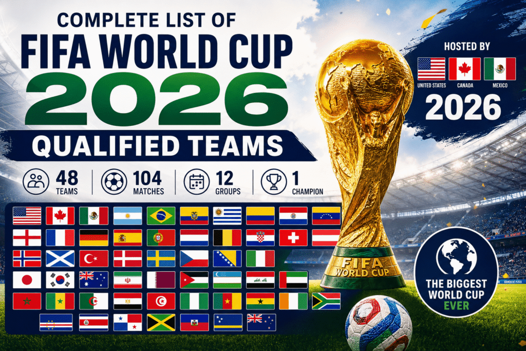 FIFA World Cup 2026 qualified teams from Europe South America Africa and Asia