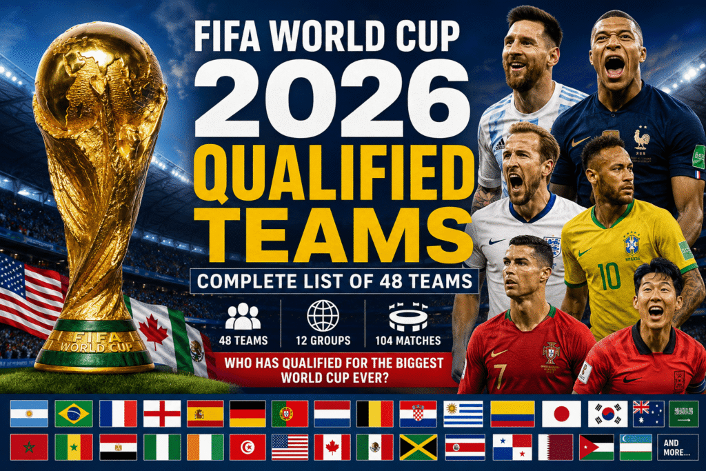 FIFA World Cup 2026 qualified teams from Europe South America Africa and Asia