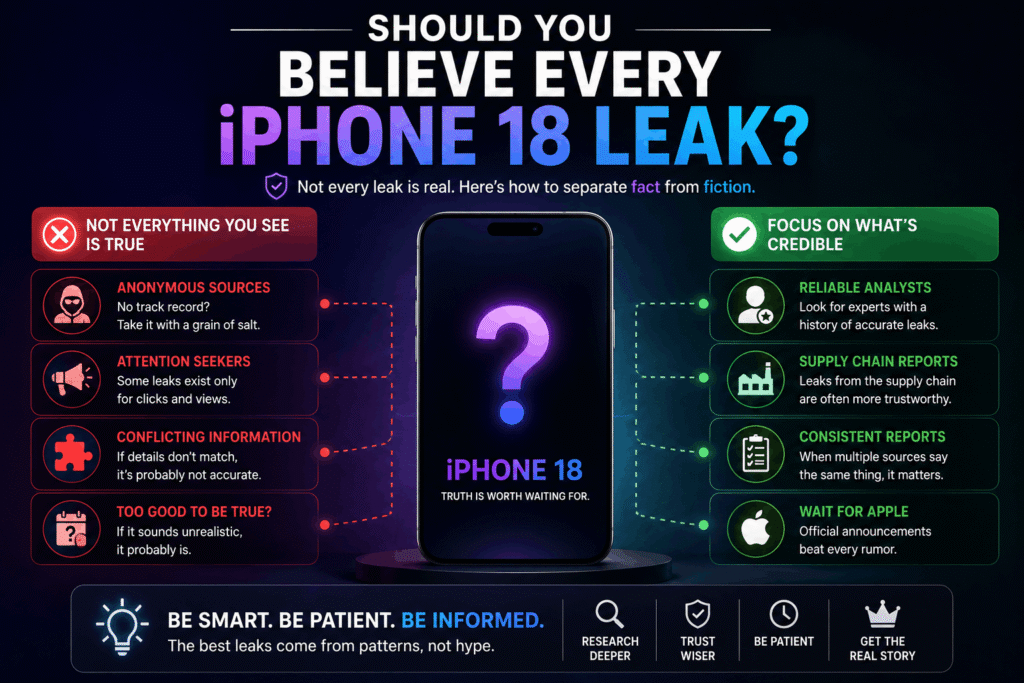 iPhone 18 Rumors showing Apple's next-generation smartphone with AI-powered features