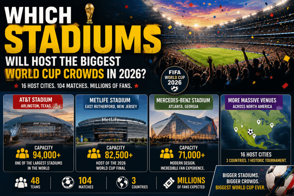 2026 FIFA World Cup attendance expected to reach record levels as fans fill a packed stadium during an international soccer match