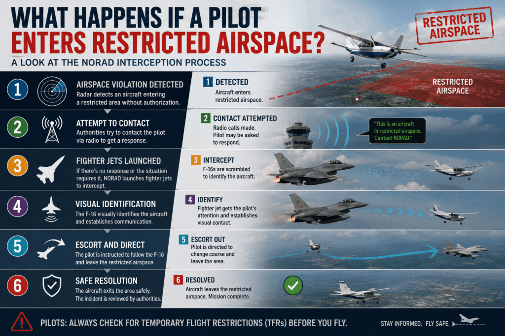 NORAD New Jersey Airspace Violation as F-16 fighter jets intercept aircraft over restricted airspace in Bedminster
